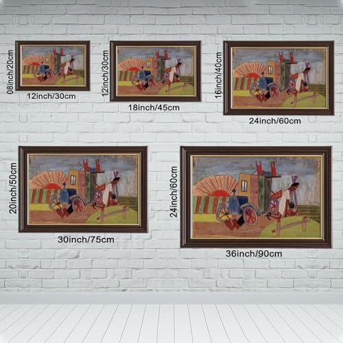 Impression sur toile Breakdown William H. Johnson décoration murale salon et bureau zen