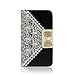 ABC Black Fashion Girl Woman Fresh Sweet Cute Flip Wallet Leather Case Cover for Samsung Galaxy Note 2 N7100 (11)