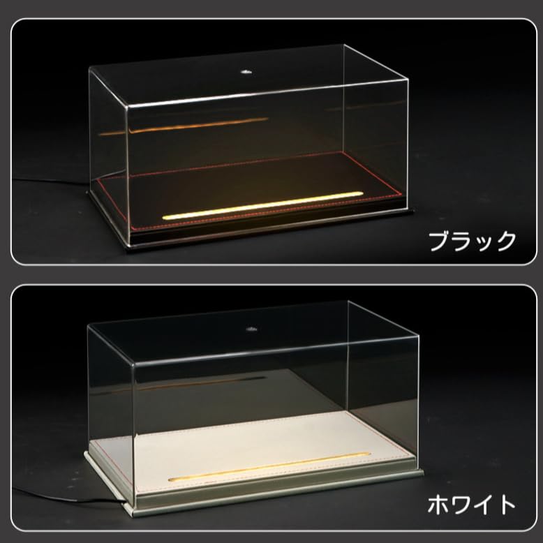Amazon.co.jp: [Caividom]LED付き収納ケース ミニカー展示 アクリル