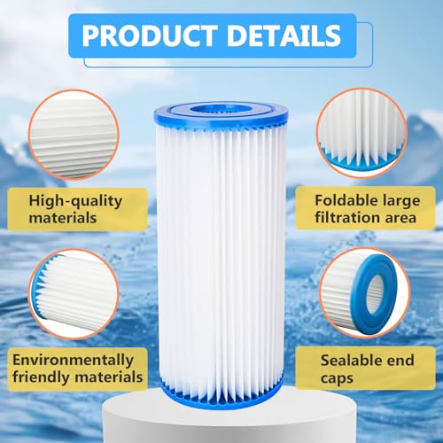 Image of 4 Pack Micron Filter Cartridges Compatible with Marineland Magnum ML90770 | Compatible with Marineland Magnum ML90770 & Magnum Canister Filters, Freshwater & Saltwater Aquarium Water Polishing