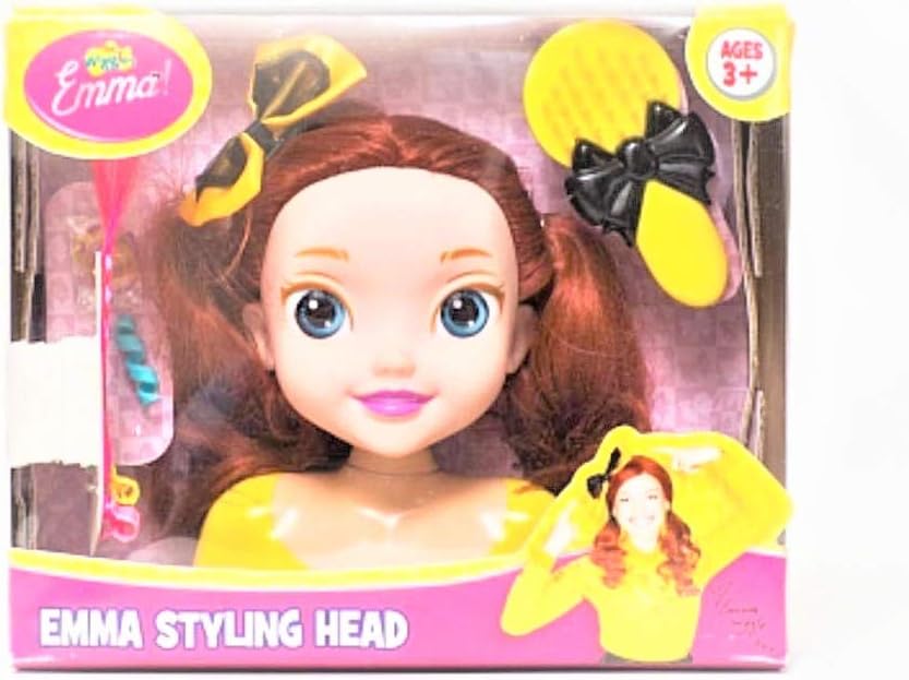 The Wiggles Toys, Emma Doll Head for Hair Styling, Styling Head Doll