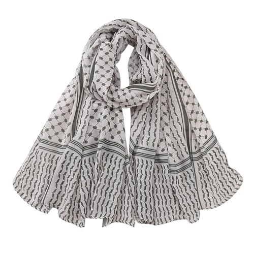 OhMill Palestine Scarf Shemagh Hijab Scarf for Women Palestinian Keffiyeh Scarf Khimar Hijab Head Scarf Shemagh Scarf4