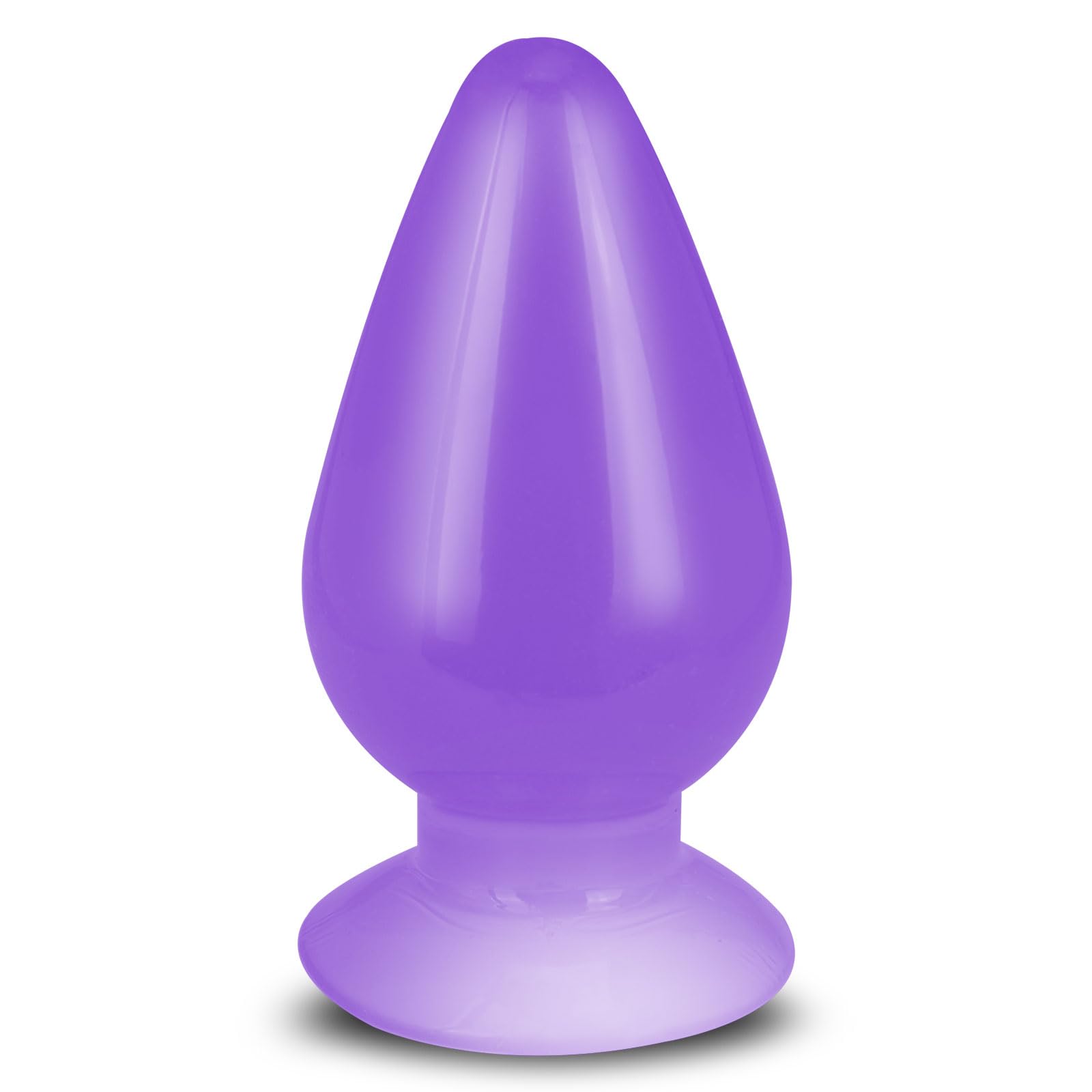 Silicone Anal Butt Plugs Mushroom Anal Trainer Adult Sex Toys Large Sexual Play Personal Massager for Women Men Couples, Purple