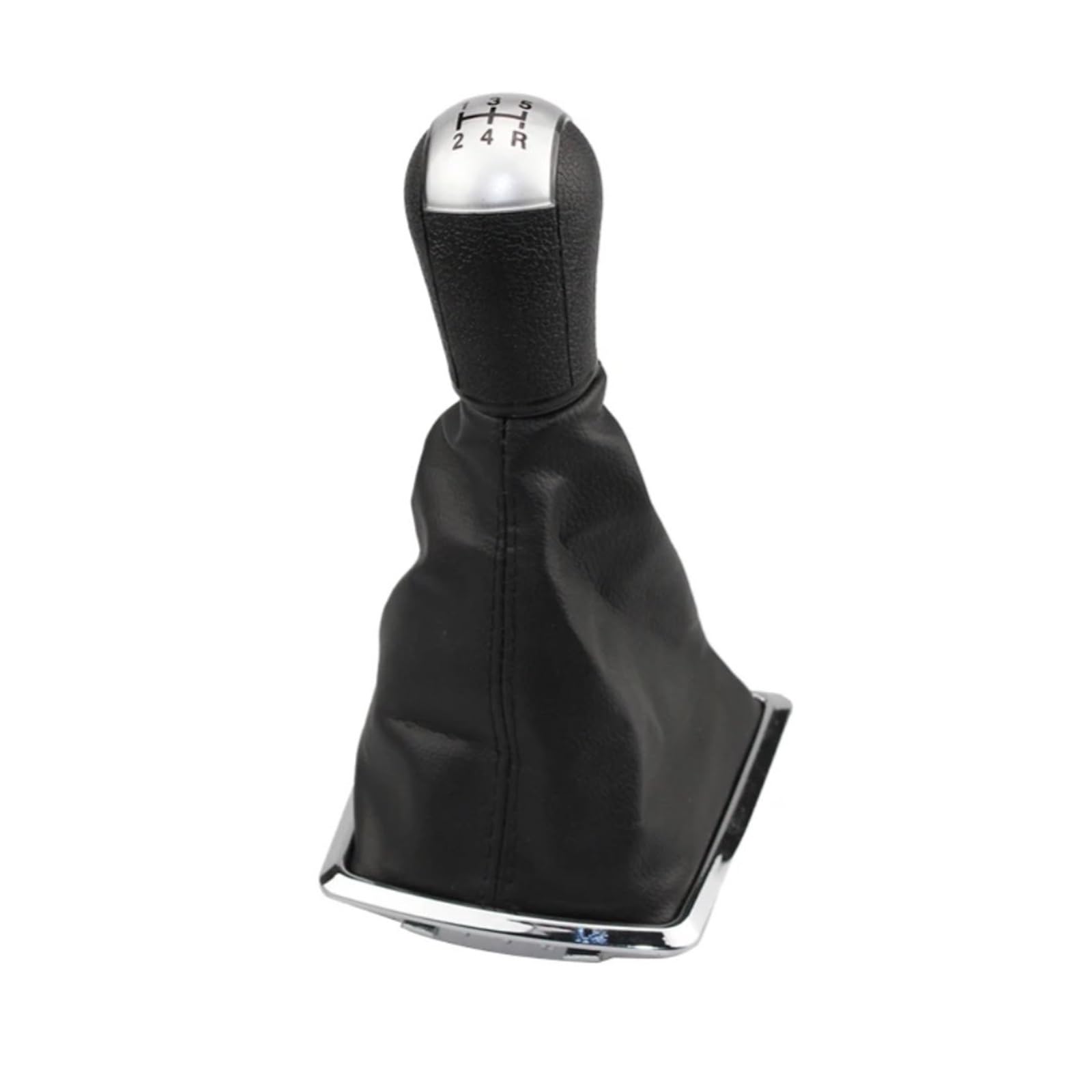 Glblpexelr Silver 5 Speed For Focus 2 For Mondeo Mk2 2005-2008 Sporty Shift Knob Silver / Black