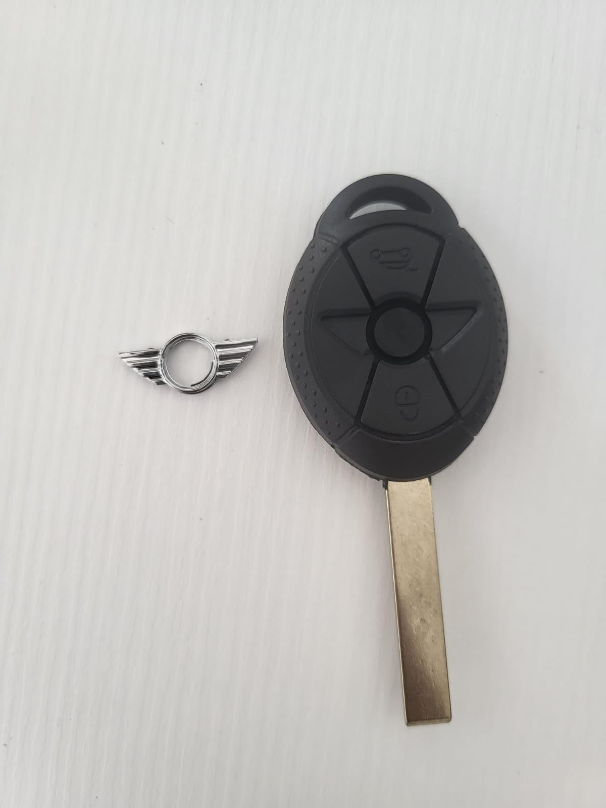ProPlip - Llave completa con electrónica para programar, compatible con Mini Cooper s r50 r53 One d 433 MHz ID44 EWS Mando a distancia