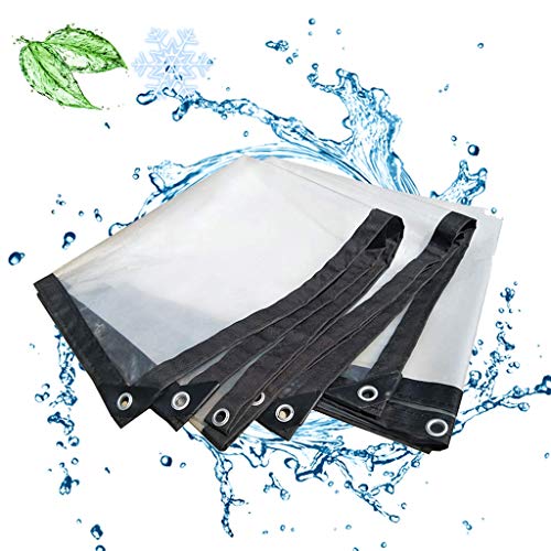 BAOFI wasserdichte Plane Durchsichtig, Abdeckplane Transparent Cover