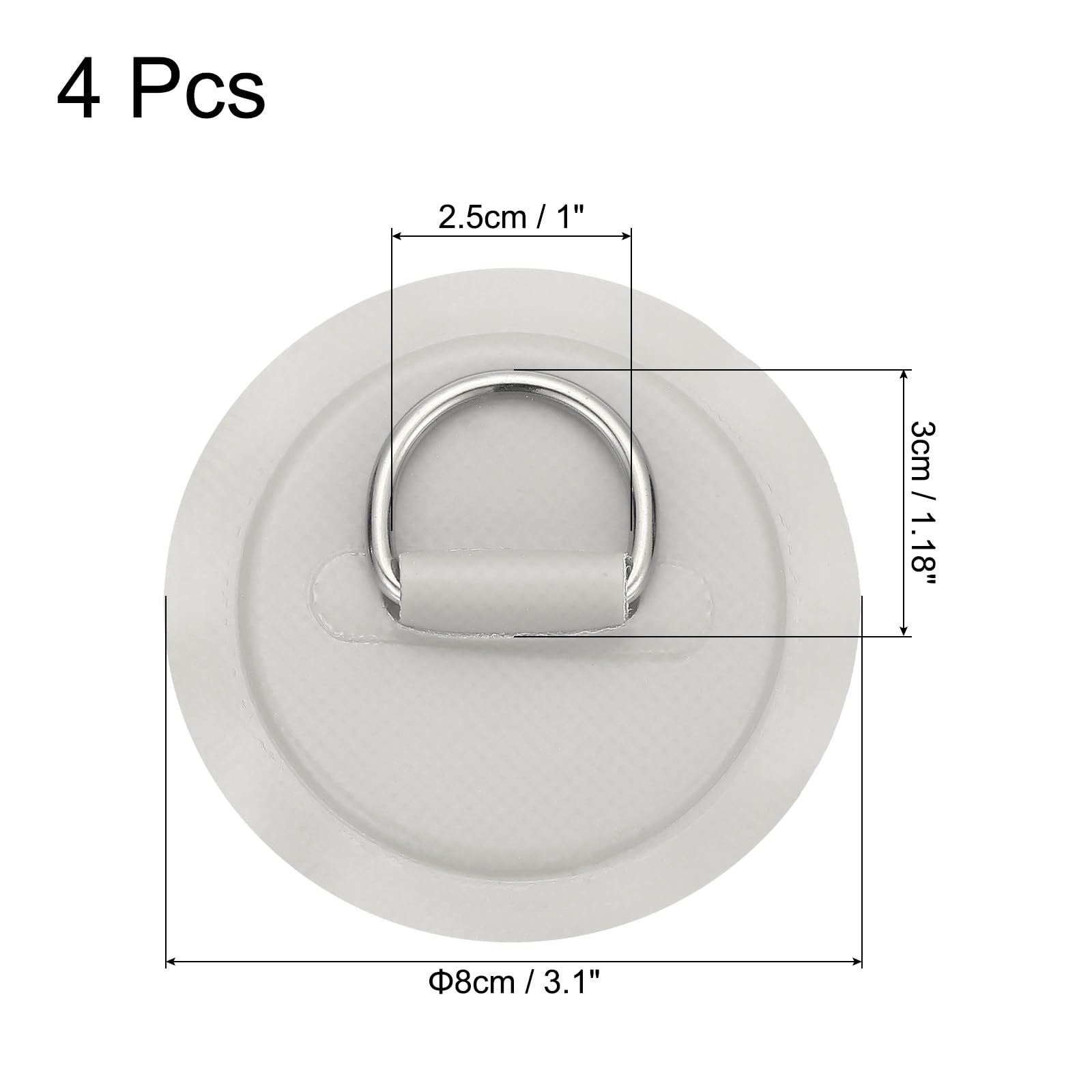Planche Gonflable PATIKIL Lot De 6 Anneaux En D En Acier Inoxydable Pour Planche à Accessoire Sécurité Radeau Paddle Board Planche Gonflable PATIKIL Lot De 6 Anneaux En D En Acier Inoxydable Pour Planche à Accessoire Sécurité Radeau Paddle Board