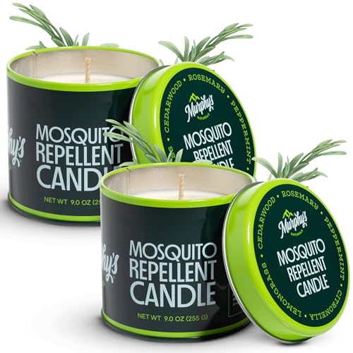 Murphy's Naturals Mosquito Bug Repellent Candles for Outdoor Patio, Citronella