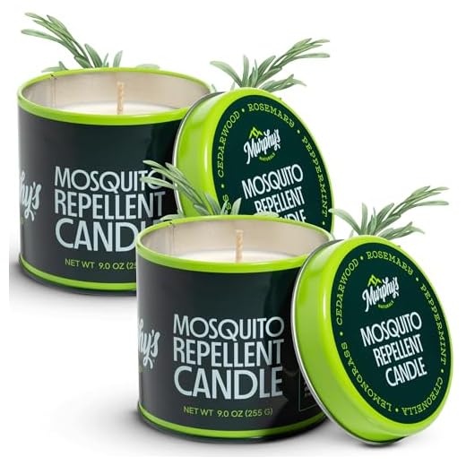 Murphy's Naturals Citronella Mosquito Repellent Candles, 9 oz (Pack of 2)