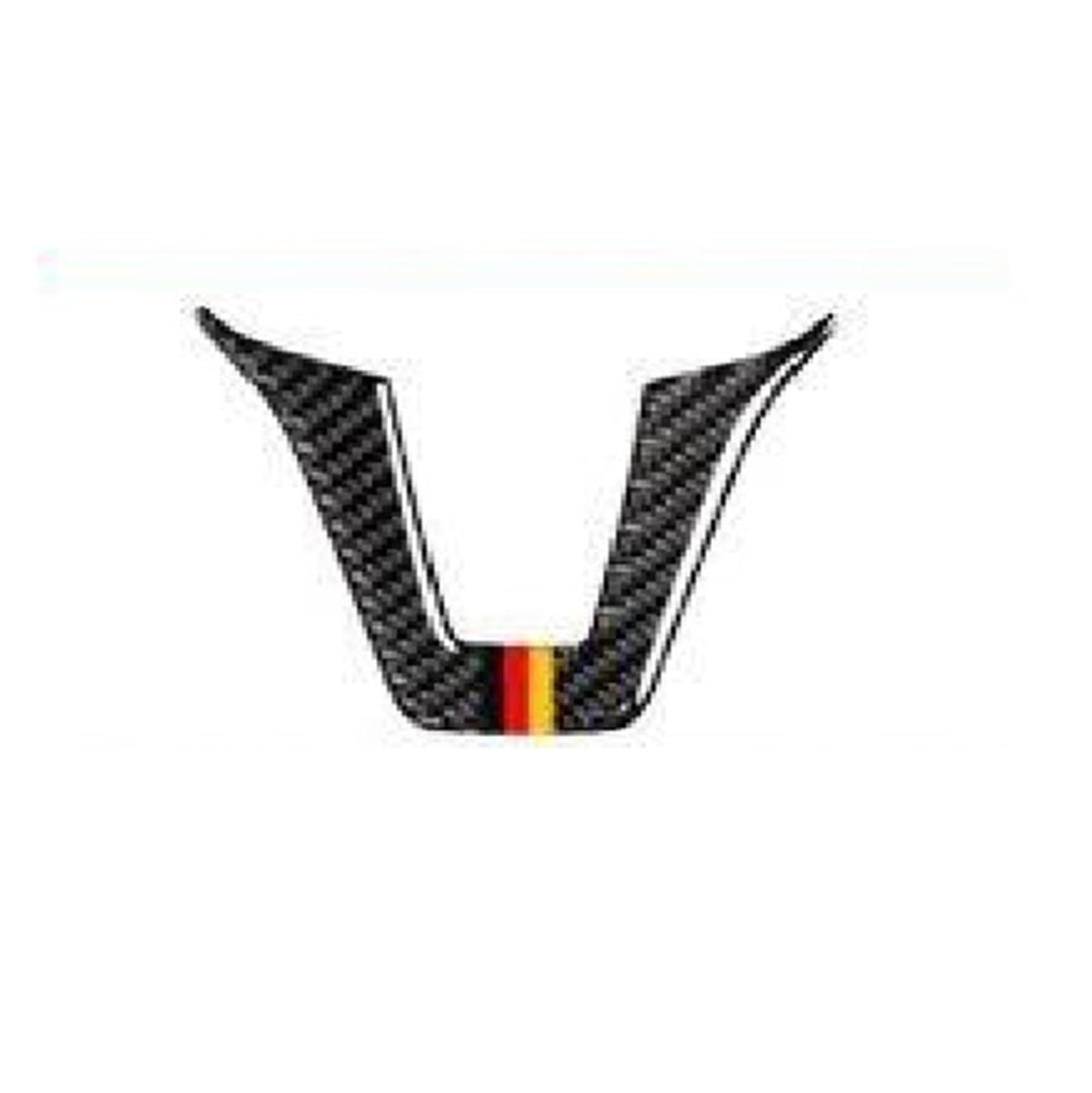 HFEWCVK Fit for MERC//edes C Class W204 W205 W211 W203 Carbon Fiber Car Modification Interior Sticker Steering Wheel Emblem 3D Sticker(C)