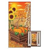 Fall Door Cover Party Accessory (1 count) (1/Pkg) 30 in. x 60 in (76 cm x 152 cm)
