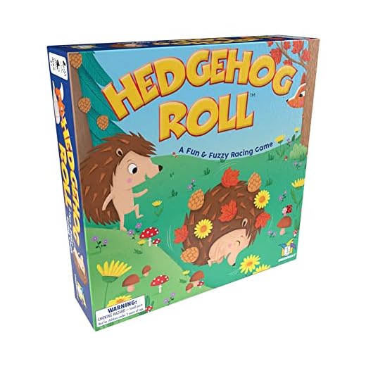 Hedgehog Roll - A Fun & Fuzzy Racing GameNEW 2021 Fast & Fun Cooperative Board Game for Preschool, Pre-K, Toddler and Kids by Gamewright
