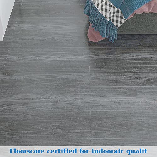 Lareko DM5054-3 Grey Wood Peel And Stick Floor Tile, 36 Pack 54 Sq.Ft,(No Sticky Residue Left)Vinyl Flooring Tiles Wood Plank, Self-Adhesive Diy Flooring thumb #2