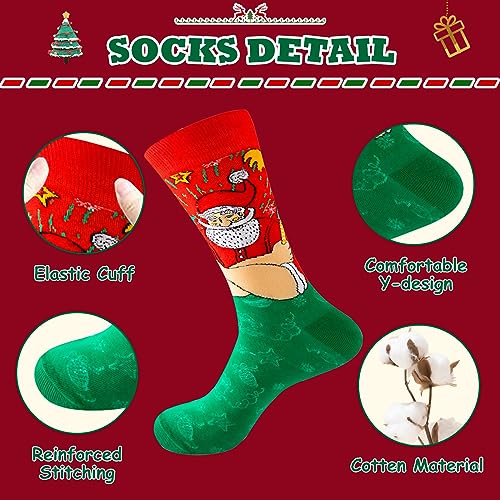 Christmas Socks Womens Warm Cozy Thermal Sock Winter Unisex Thick Comfy Warming Sock Knit Holiday Stocking Adults3