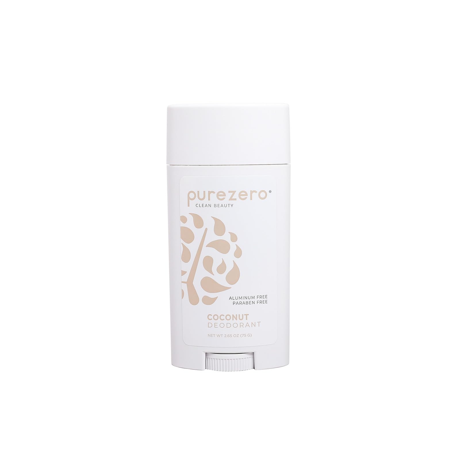 Purezero Deodorant | COCONUT | Aluminum & Paraben Free with Baking Soda and 24-Hour Odor Protection | For Women & Men | Infused with Shea Butter &