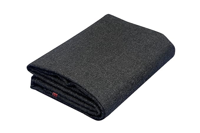 Unstitched Men's Trouser Fabric, Dark Grey-picture-20
