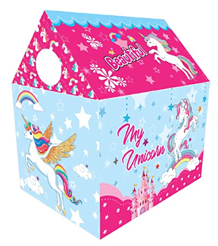 DILLARD’S Jumbo Size Extremely Light Weight ,Water Proof theme theme tent house Tent for Girls and theme theme tent house for Kids (Sky)