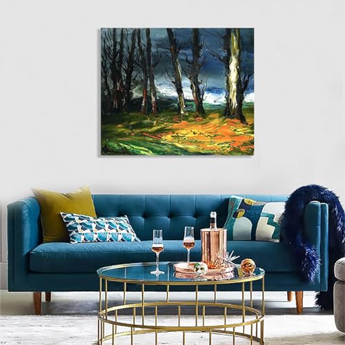 Paysage impression sur toile décoration murale grand tableau de salon