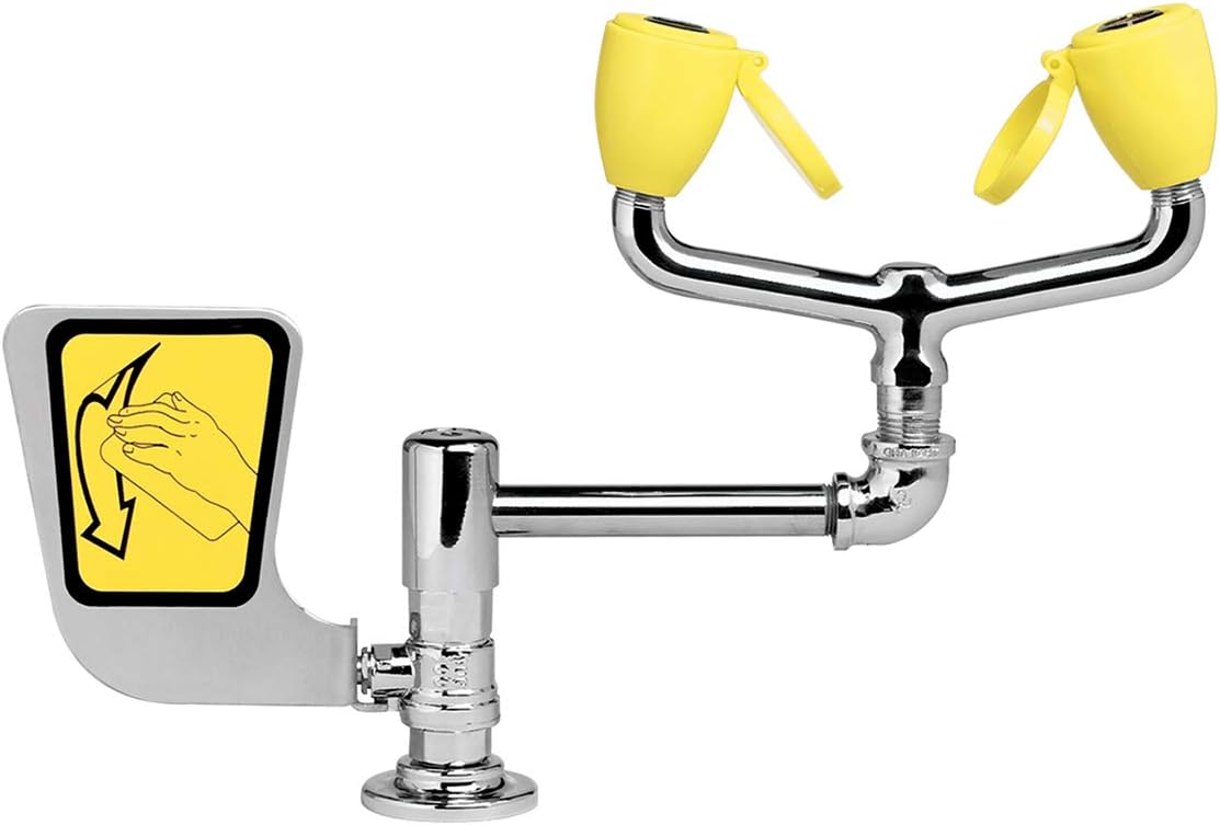 Speakman SE-572-LH Counter Mounted Laboratory Eyewash with Left Hand Activator