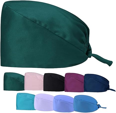 Unisex Nurse Scrub Cap: Nursing Insignia, Adjustable Fit - View #3