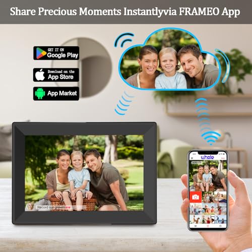 Uhale-Digital-Picture-Frames-101Inch-WiFi-Smart-Picture-Frames-1280-800-HD-IPS-Touch-Screen-Photo-Frame-Use-UhaleAPP-Instant-Sharing-of-PhotosVideos-to-Digital-Photo-Frame-Best-Gift Uhale Digital Picture Frames 101Inch WiFi Smart Picture Frames 1280 800 HD IPS Touch Screen Photo Frame Use UhaleAPP Instant Sharing of PhotosVideos to Digital Photo Frame Best Gift