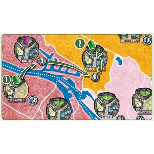 Power Grid Board Game: Bremen/Manhattan Strategy Expansion miniatura 4