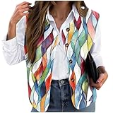 Gilet Trapuntato Donna in Flanella Pile Giubbotto Slim Fit Outdoor Moda Casual Piumino Donnas Inverno Gilets Senza Maniche con Bottoni per Campeggio Trekking Giacca Tinta Unita a Quadri Oversize