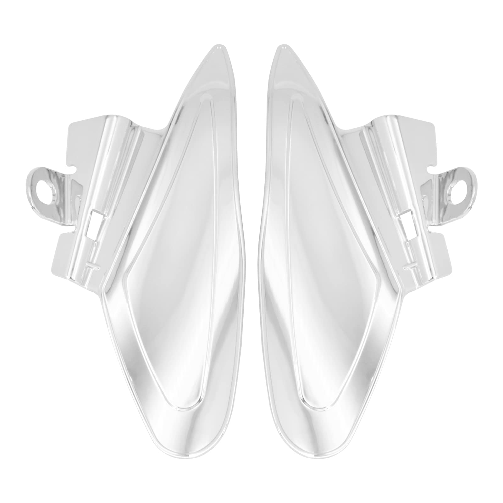 Déflecteurs thermiques de selle de moto Déflecteurs d'air en chrome pour Indian Chief Classic Vintage Chieftain Roadmaster 2014-2023