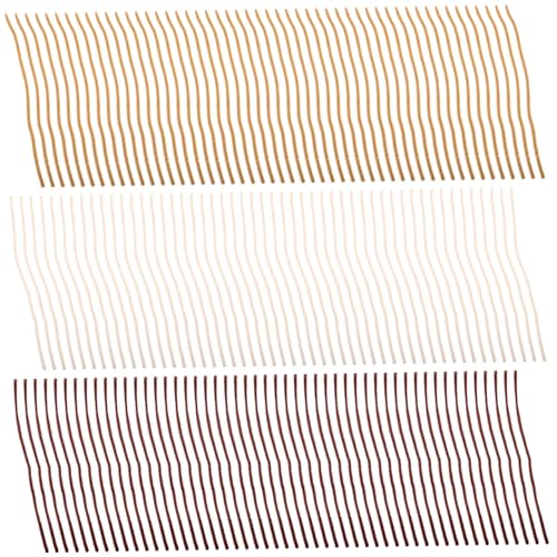 OSALADI Pcs Large Fluffy Pipe Cleaners Thick Craft Sticks Non-Shedding for Boys and Girls Crafts Flower Making Educational Long Brown Stems