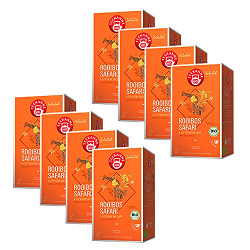 Teekanne Selected Rooibos Safari Bio Luxury Cup Pyramidenbeutel 40g / 8er Pack