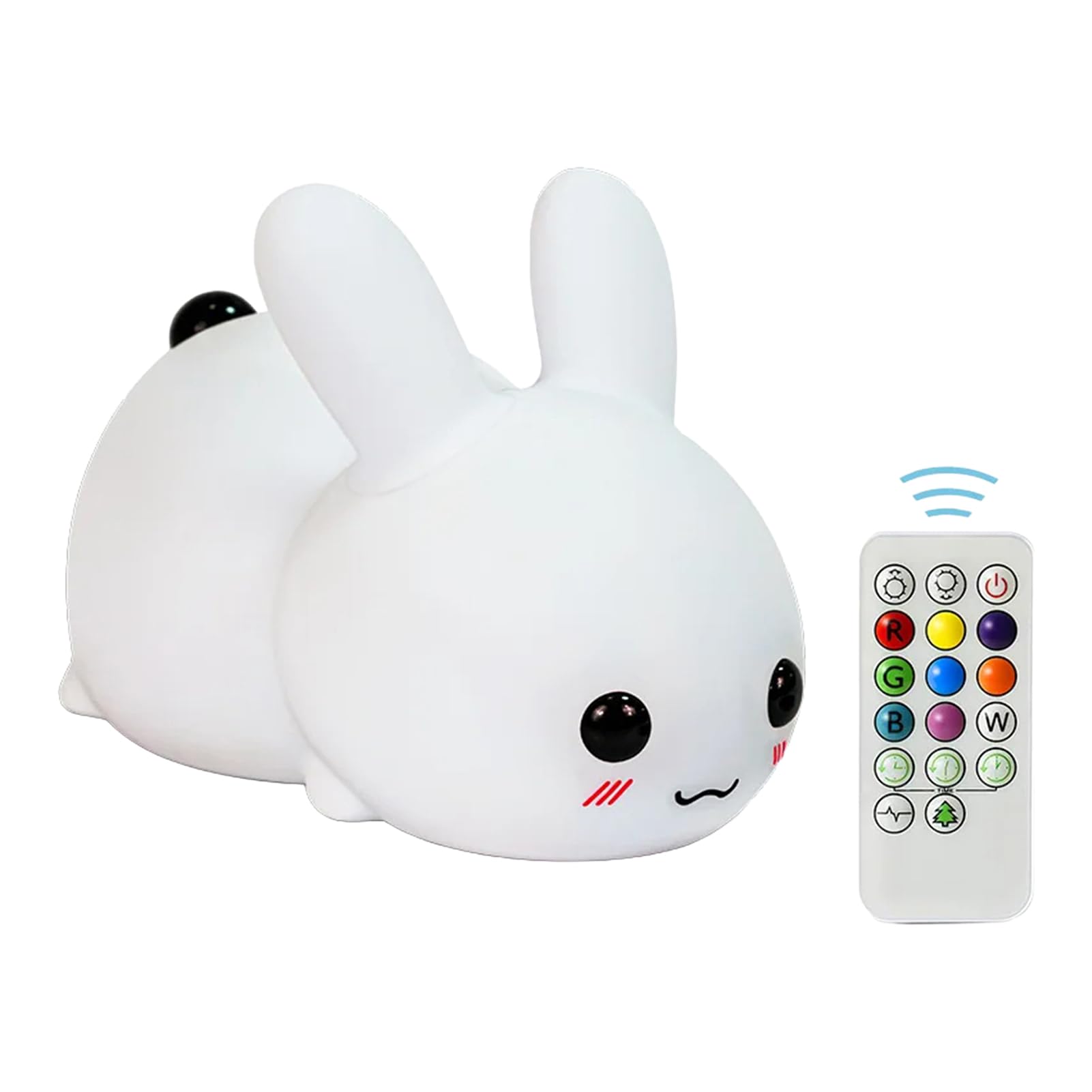 Sveglia Digitale Per Bambini, Coniglio Carino, Luce Notturna Per Camera Da Letto Per Bambini Sveglia Multifunzionale - Foto 11