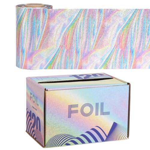 Papier d'aluminium cheveux Segbeauty pour éviter le glissement des mèches 50m