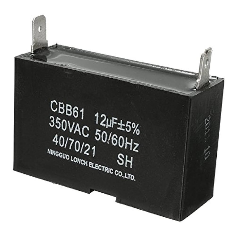 Amazon | Lanfy LaDicha 12uF AC 350V 発電機コンデンサ
