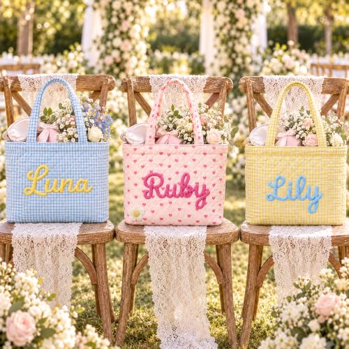 Personalized Quilted Heart Tote Bag - image 3
