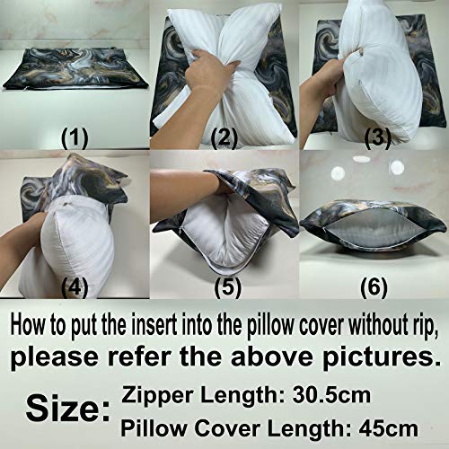 Deco4Urlife Set Of 4 Square 18X18 Inch Throw Pillow Covers For Women/Men, Short Plush Pillow Cases Cushion Covers For Home Sofa Couch Living Room Car Decor - Rustic Lodge Bear Moose Deer thumb #5