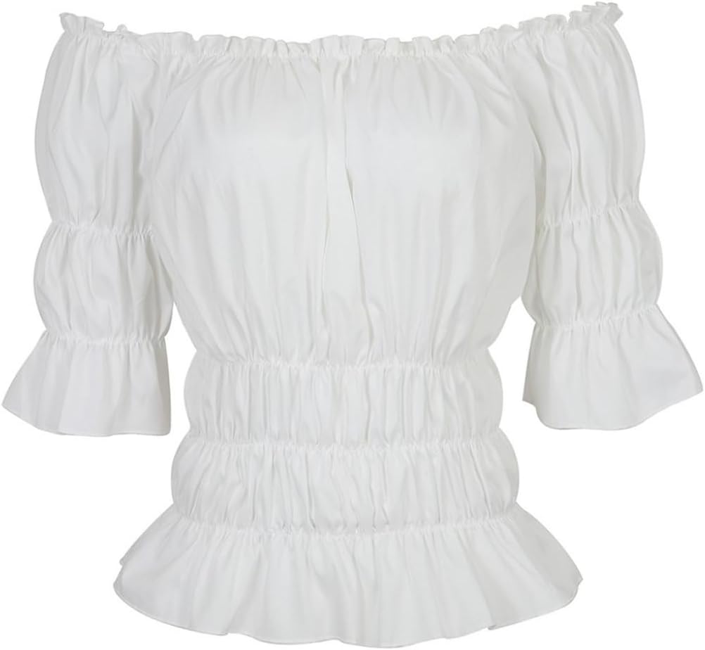 frawirshau Pirate Costume Women Corset Vest Renaissance Costume Vest Gothic Medieval Peasant Blouses Dress Bodice Outfit - Image 5