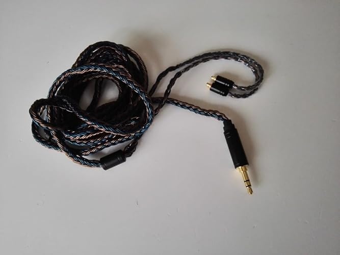 EZ EAR ST16 2-METER Black&Blue HiFi IEM Cable QDC for ZSN PRO, PRO
