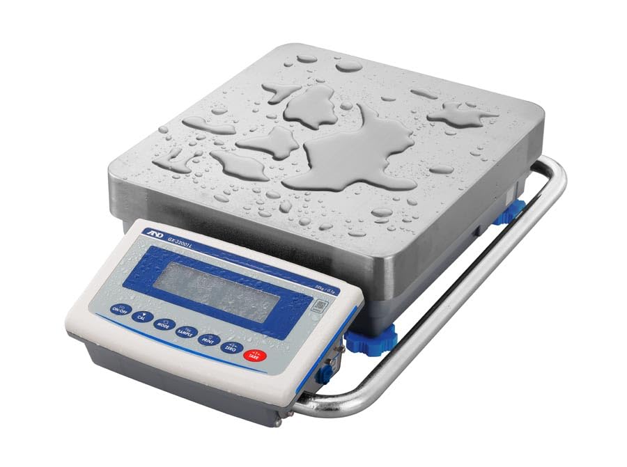 A&D GX-32001L High-Capacity Precision Balance, 32 kg x 0.1 g