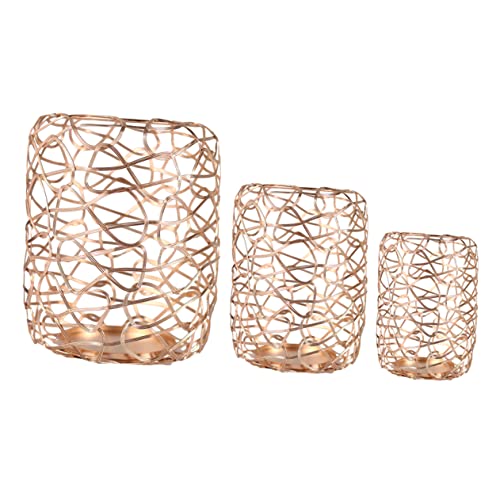 Cabilock 1 Iron Candle Holder Decorative Candle Holder Candle Sconce Candle Stand Holder Candlestick Banquet Centerpiece Romantic Candles Wire Candle Stand Metal Wrought Iron Decorations