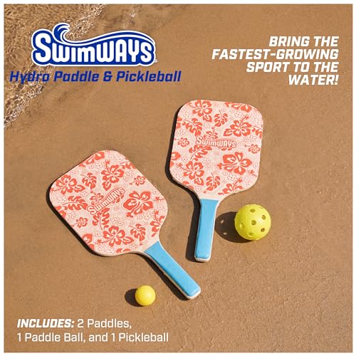 Image of SwimWays Hydro Paddle & Pickleball Set for Ages 5+