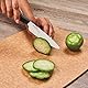 Kyocera Keramikmesser - extrem scharf, ultraleicht, deutlich länger scharf. Aus bruchfesterer, korrosionsfreier Zirkonia-Hochleistungskeramik. Für absolut präzise Schnitte. Ergonomischer Griff. Klingenlänge: 11 cm., Schwarz