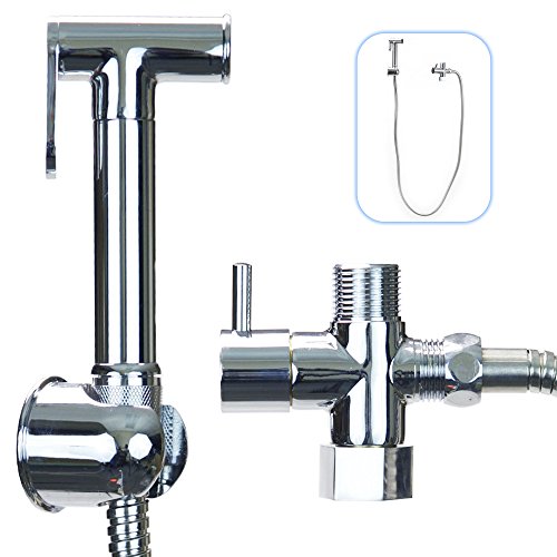 Luxe Handheld Bidet Sprayer Sprayer Toilet Attachment Kit with Pressure Control Durable Stainless