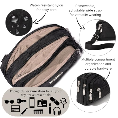 Image of Baggallini Triple Zip Bagg JAV Cross Body