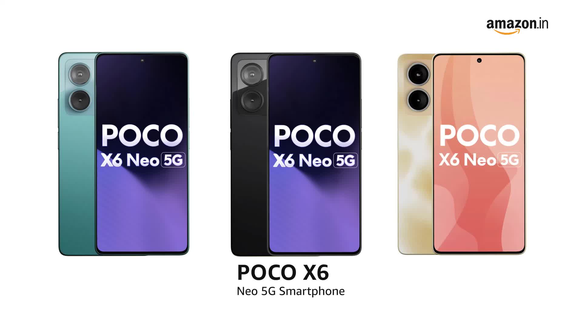 POCO X6 Neo 5G (Horizon Blue, 8GB RAM, 128GB Storage) | Dimensity 
