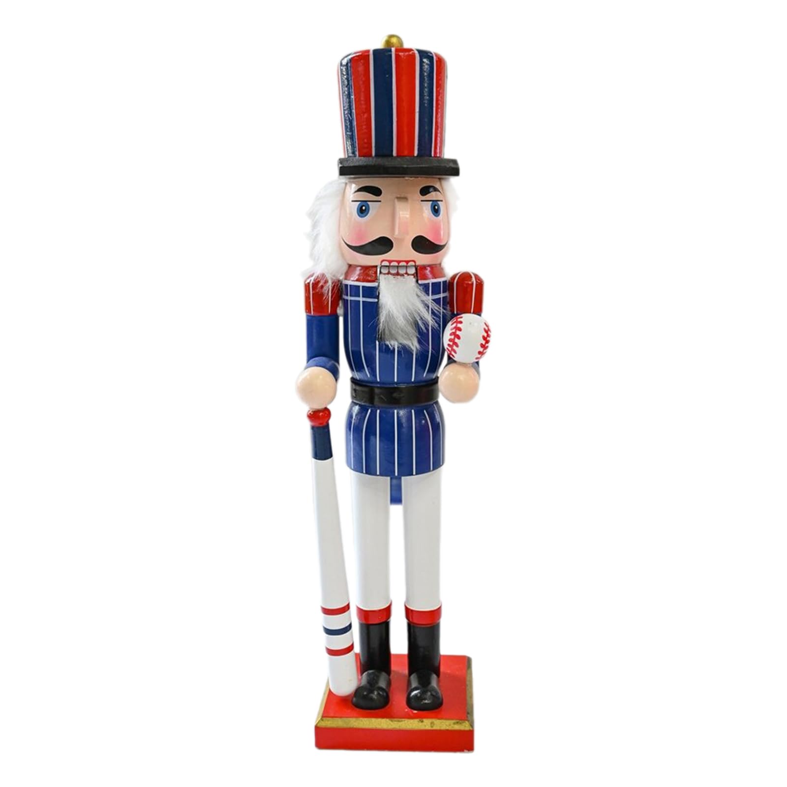 Buxuaaaa Baseball Christmas Theme Desktops Decorations Unique Ornament Tabletop Figurine Wood Sculpture With Intricate Craftsmanships Christmas Accessory