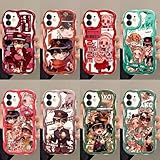 地縛少年花子くん スマホケース 花子くん 八尋寧々 柚木 つかさ iphone ケース 携帯 保護ケース アイフォンケース シリカゲル iPhone16/15/14/7/8/11/12/13/X/Xs/pro/proMax用 男女兼用 全面保護 脱着簡単 可愛い 人気 耐衝撃 多機種対応 コスプレ小物 周辺 萌えグッズ 誕生日 贈り物 (iPhone14Plus,3)