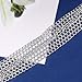 [33ft] Silver Chain for Jewelry Making, 7mm Wide Silver Aluminum Curb Link Chain Roll Bulk for DIY Jewelry Making Craft