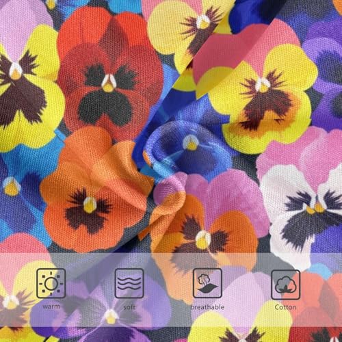 Joisal Aesthetic Girls Underwear Toddlers 2t Cotton Panties for Girl Vibrant Flowers Cartoon Undies Kids Briefs3