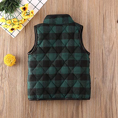 Image of Toddler Baby Girl Boys Sleeveless Fleece Plush Vest Sherpa Waistcoat