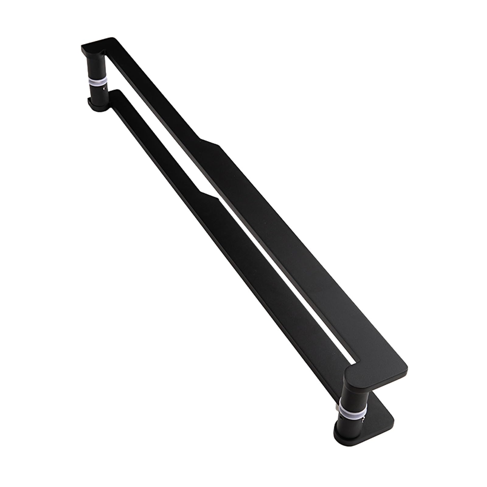 Manija De Puerta Negra, Manija De Puerta Corrediza De Aleación De Aluminio For Gabinete, Muebles De Dormitorio, Herrajes De Garaje De Oficina (Size : Length 53.5cm)